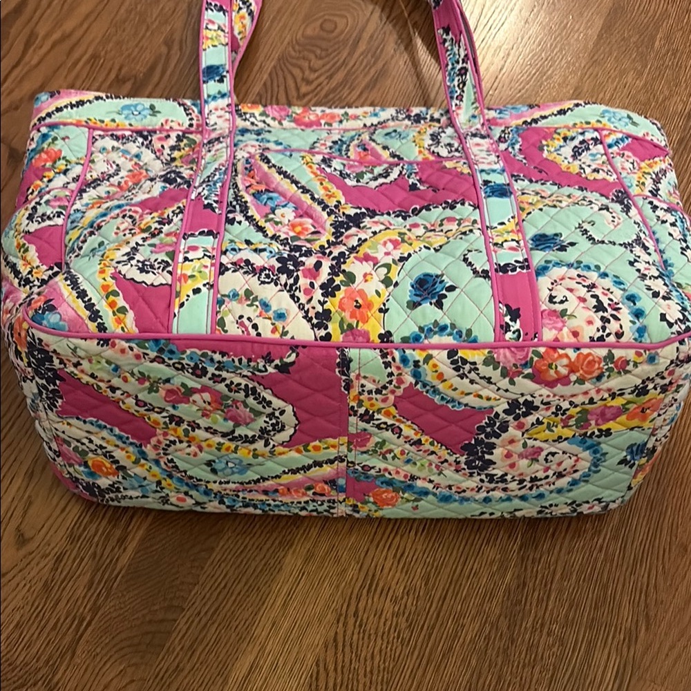 Vera Bradley Paisley Tote Bag - Picture 2 of 9